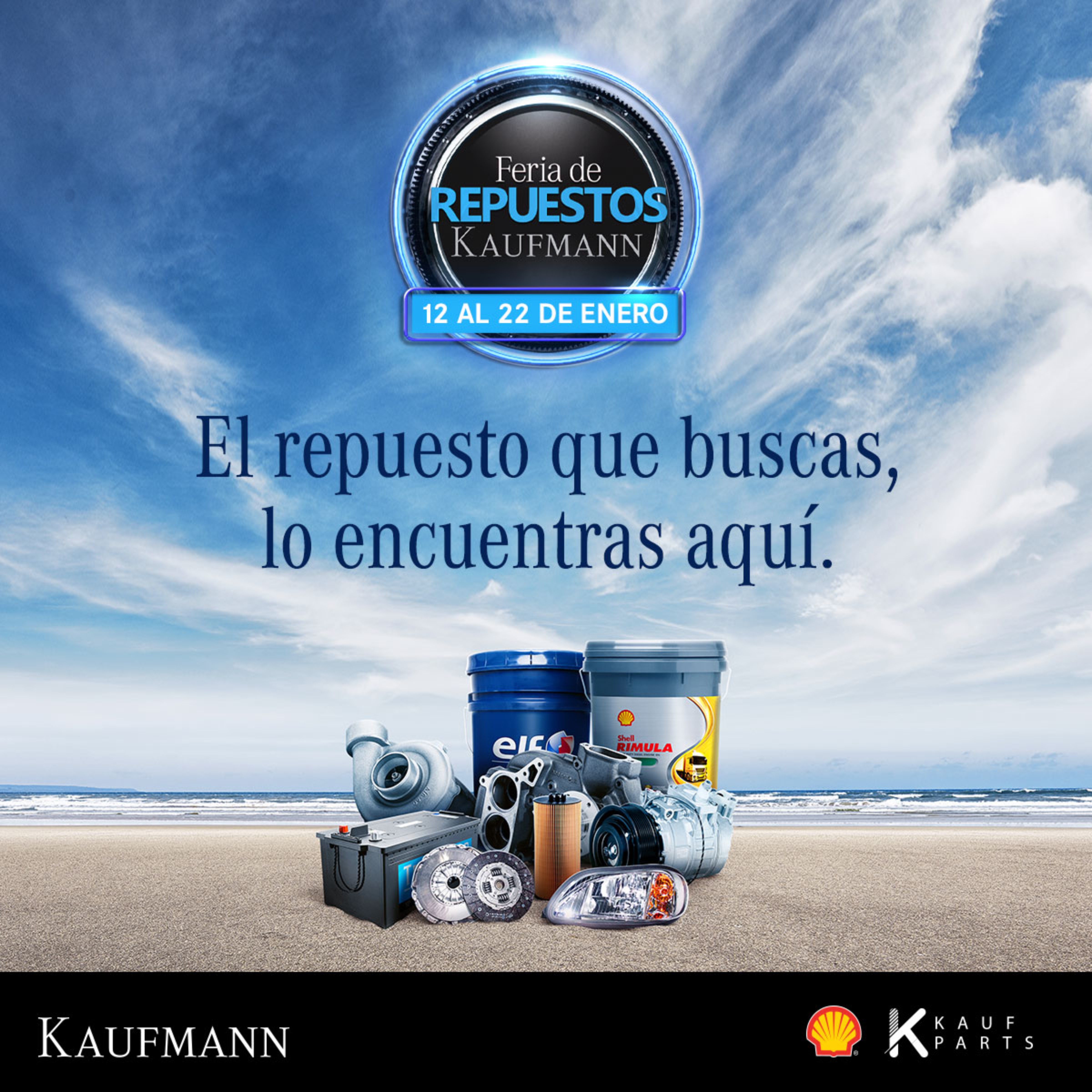 Feria de repuestos 12 al 22 de enero