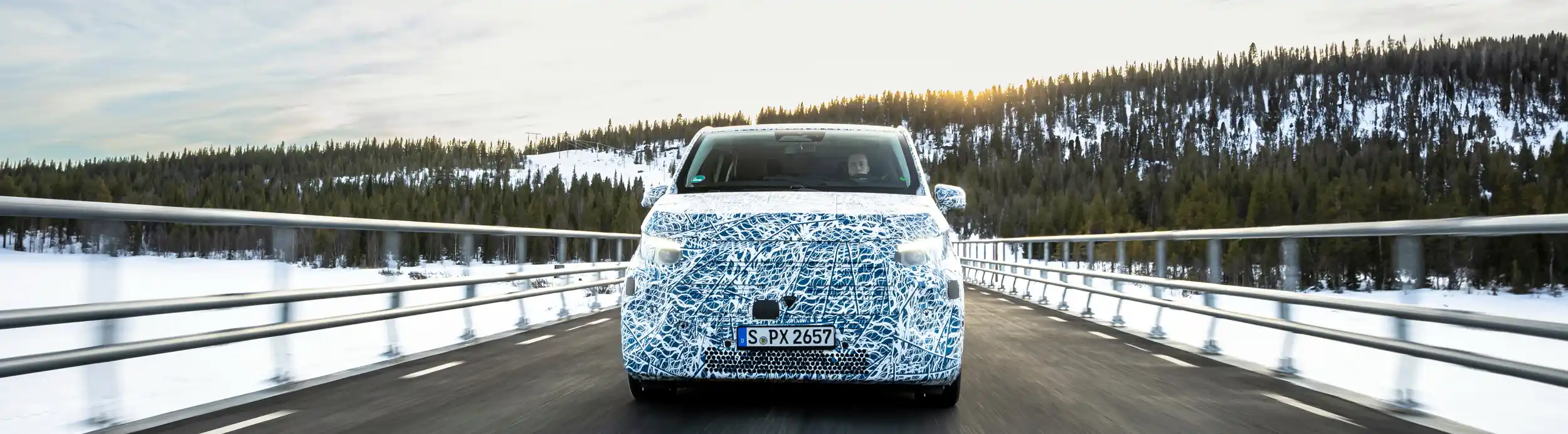 Mercedes-Benz en Círculo Polar Ártico