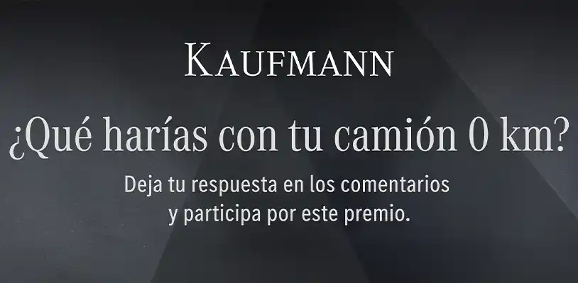 Concurso “¿Qué harías si te ganaras el camión Atego 0 km?”