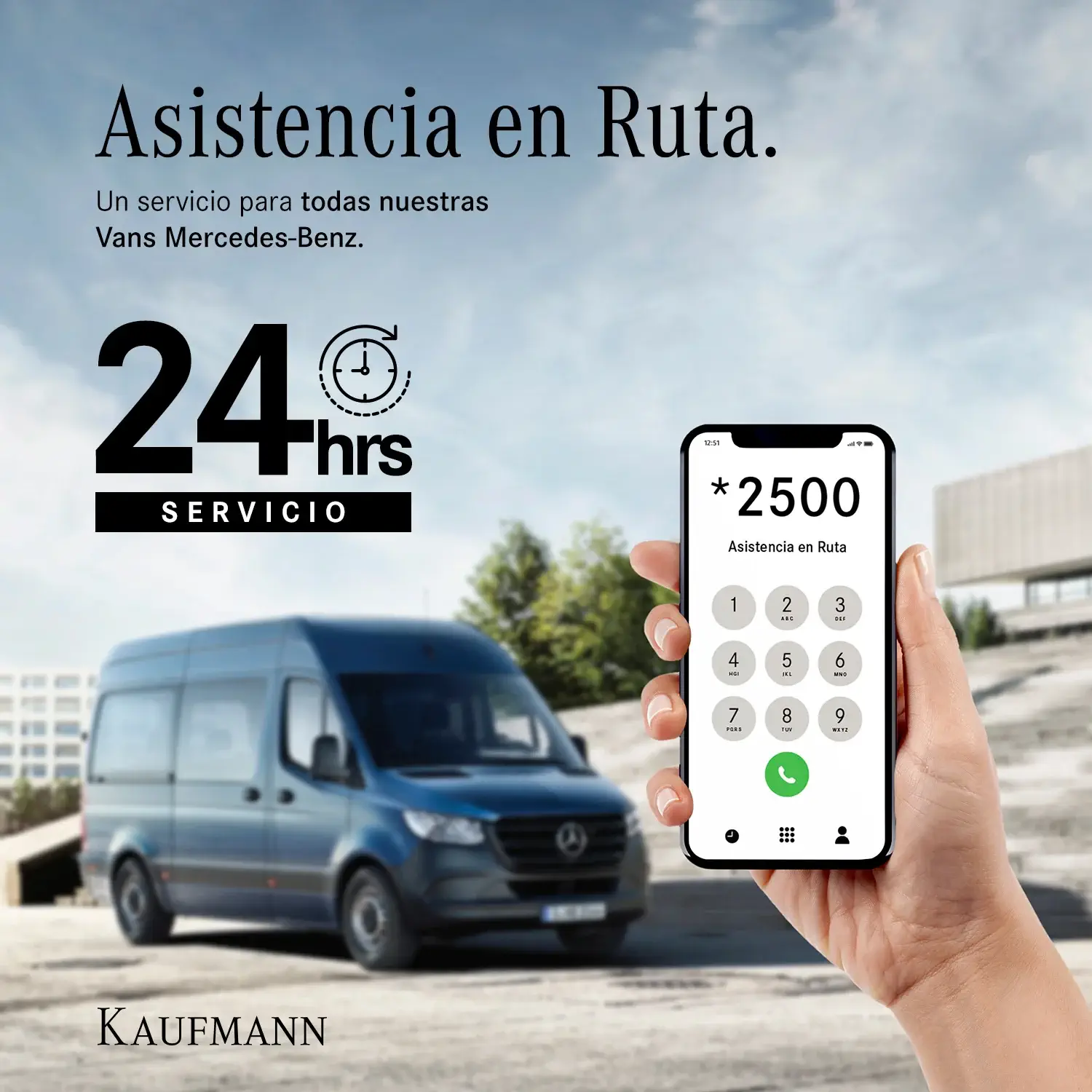 Nuevo Servicio de Asistencia en ruta para clientes de Vans y Furgones Mercedes-Benz