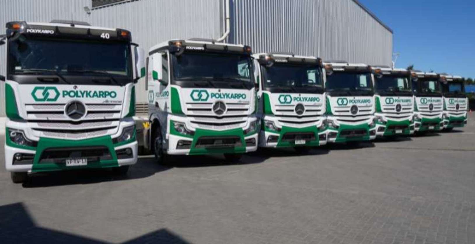 Polykarpo renueva su operación logística con 8 Mercedes-Benz New Actros 
