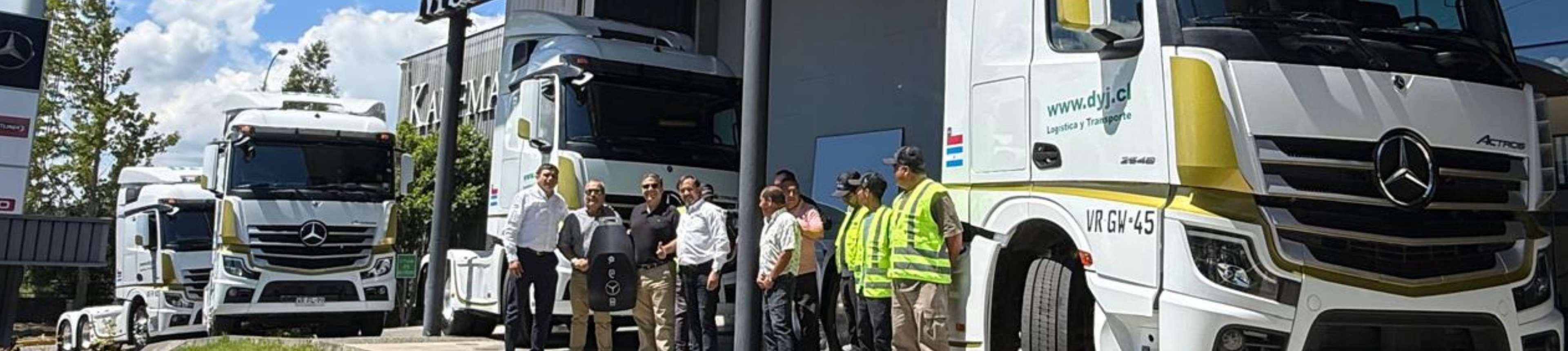 Transportes D&J Logistic renueva su flota con nuevos Mercedes-Benz Actros