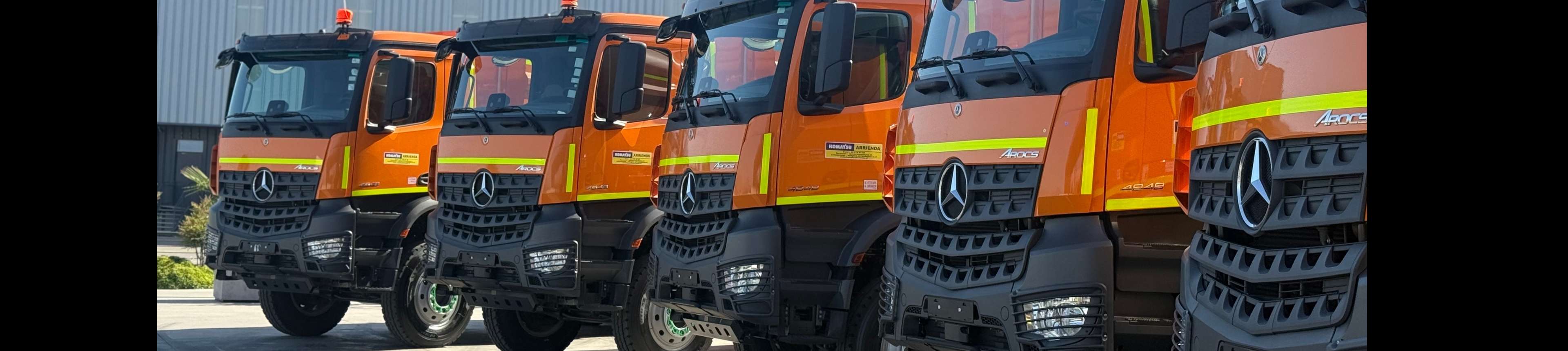 Komatsu refuerza su alianza con Kaufmann con nuevos camiones aljibe 