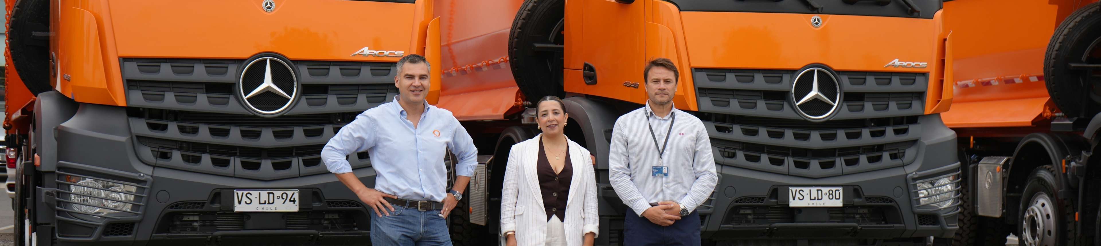 Orocup incorpora 24 nuevos camiones Mercedes-Benz Arocs junto a Kaufmann