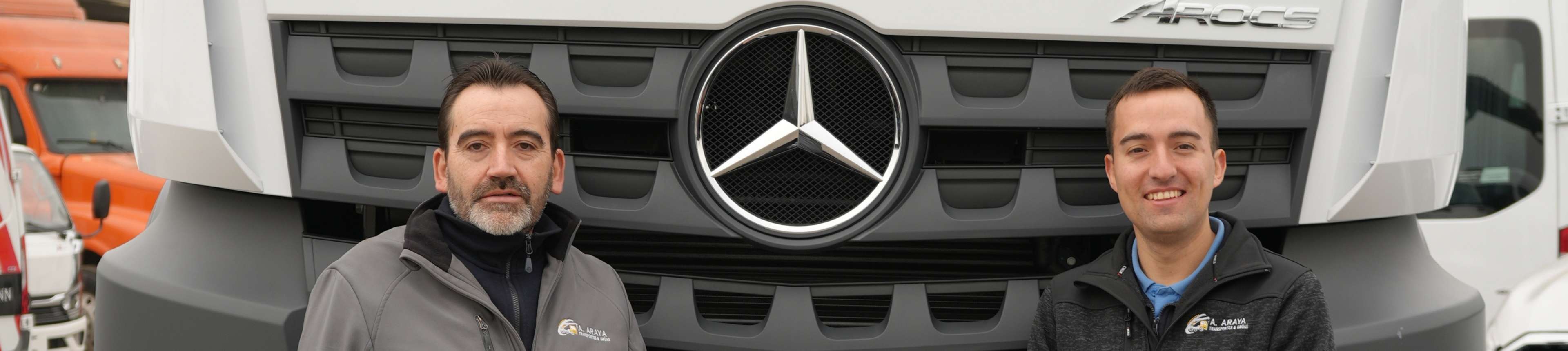 Grúas Araya incorpora Mercedes-Benz Arocs Euro VI con pluma Palfinger