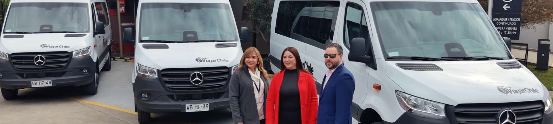 Viajar Chile amplía su flota con tres nuevas vans Mercedes-Benz Sprinter