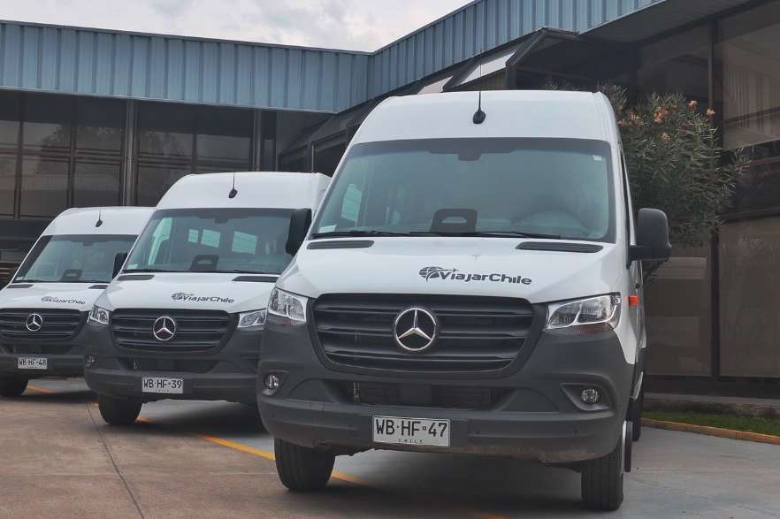 Viajar Chile amplía su flota con tres nuevas vans Mercedes-Benz Sprinter