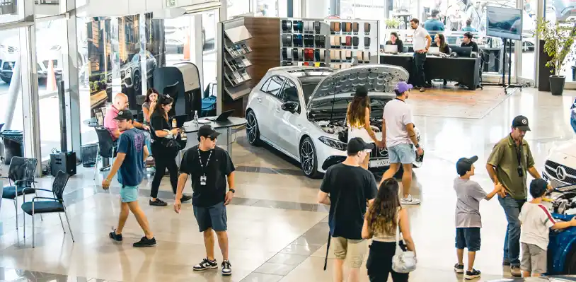 Panorámica del evento Driving Experience