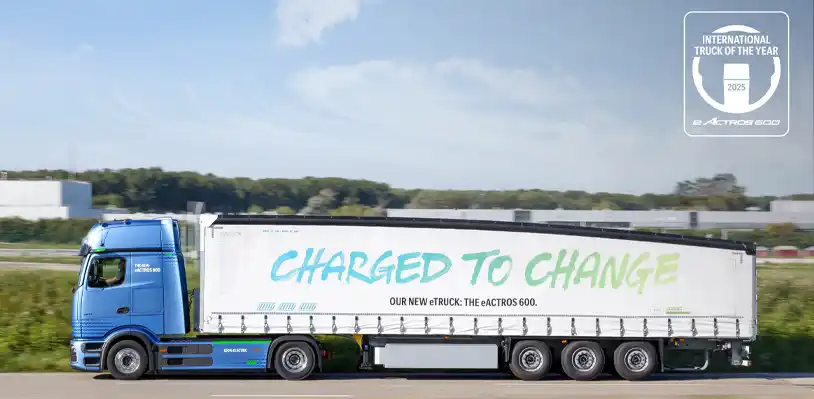 eActros 600 Camión Internacional del año 2025