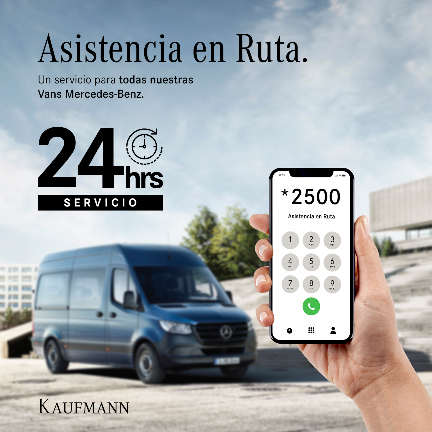 Nuevo Servicio de Asistencia en ruta para clientes de Vans y Furgones MercedesBenz Nuevo Servicio de Asistencia en ruta para clientes de Vans y Furgones MercedesBenz